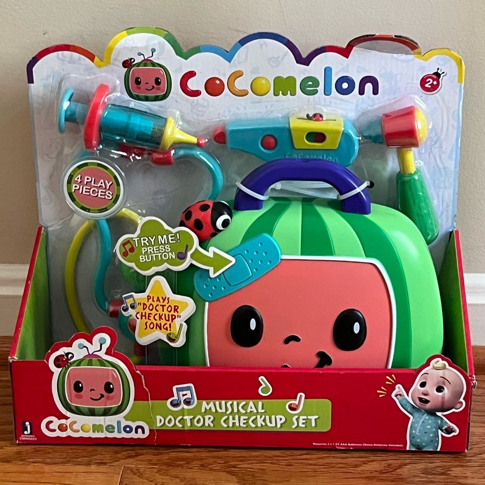 Cocomelon Musical Doctor Check Up Set Toy NIB